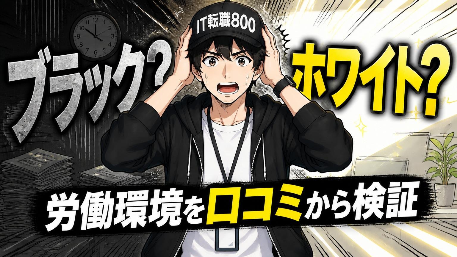 ブラック？ホワイト？労働環境を口コミから検証