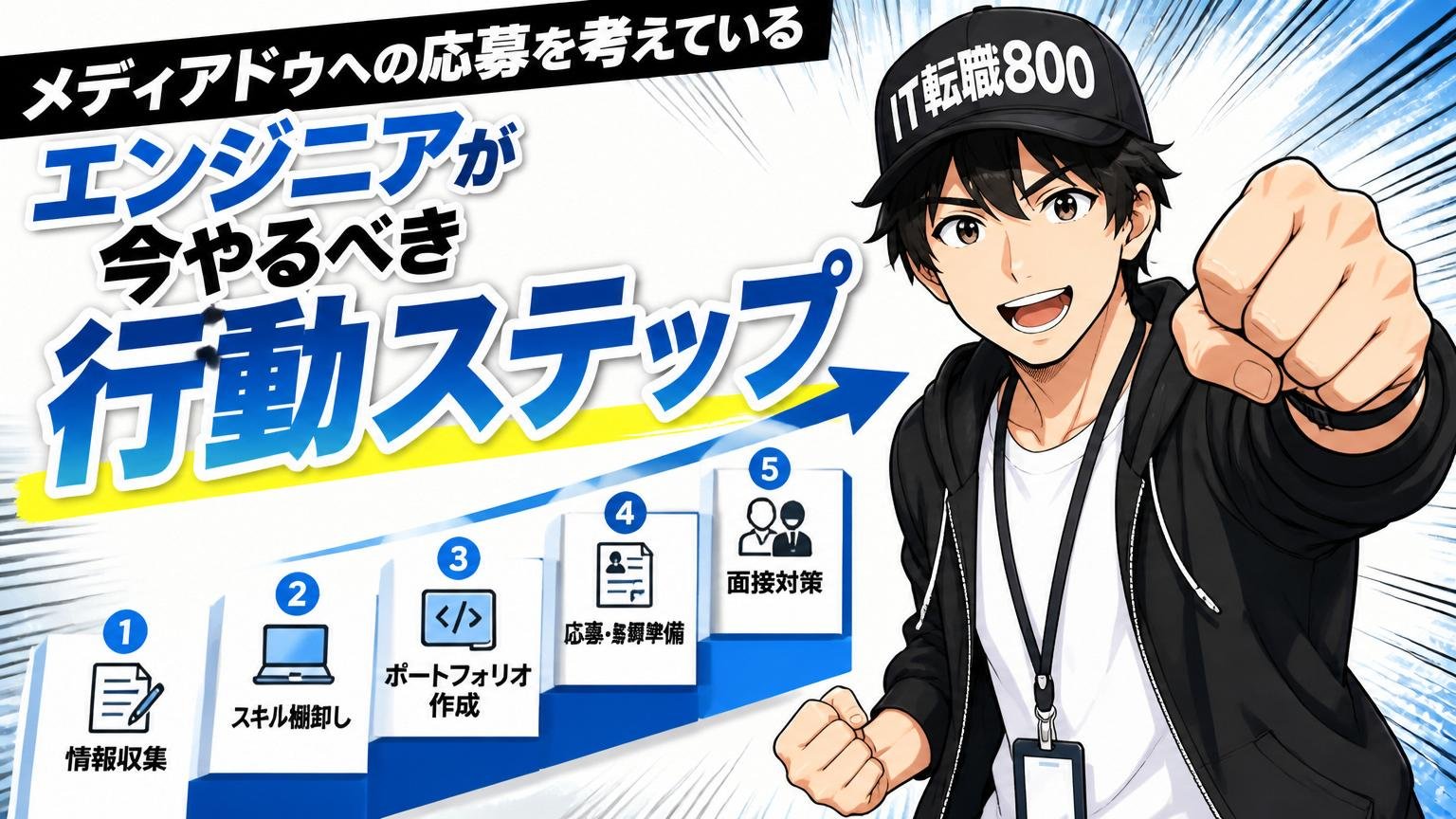 メディアドゥへの応募を考えているエンジニアが今やるべき行動ステップ