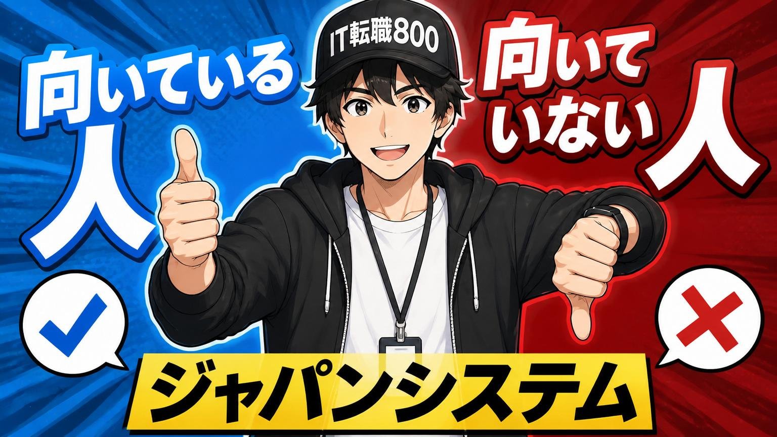 【判断軸】ジャパンシステムが「向いている人／向いていない人」