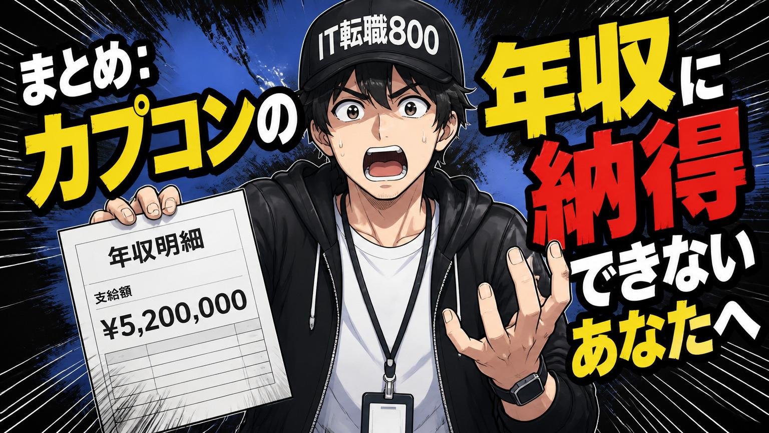まとめ：カプコンの年収に納得できないあなたへ