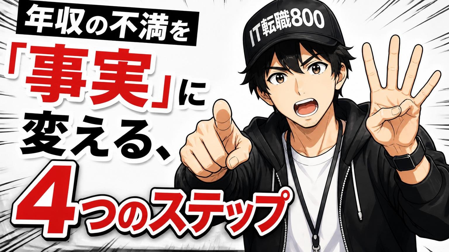 年収の不満を「事実」に変える、4つのステップ