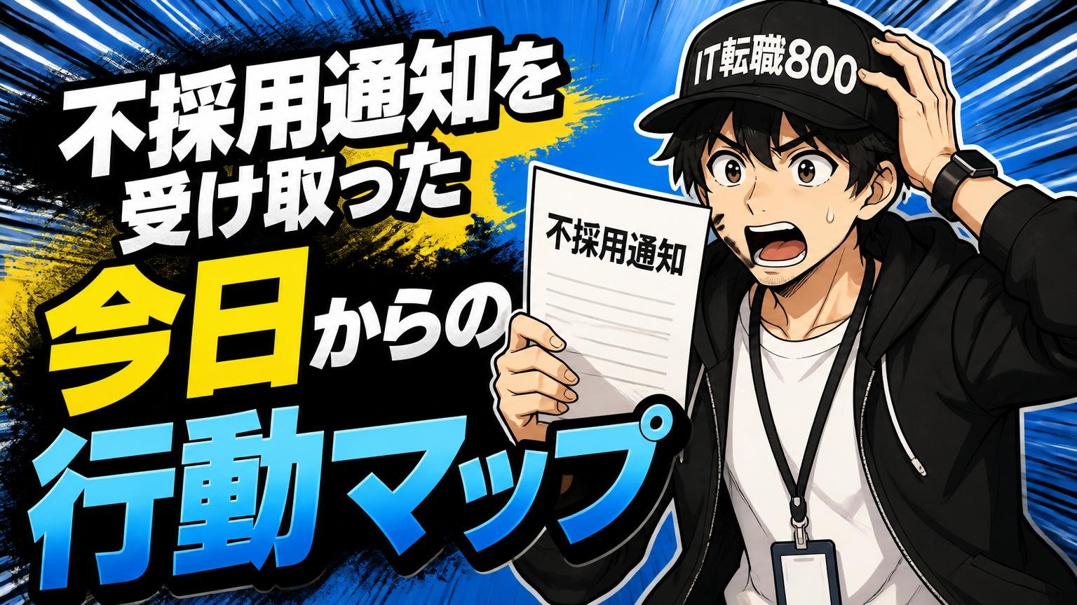 不採用通知を受け取った今日からの行動マップ