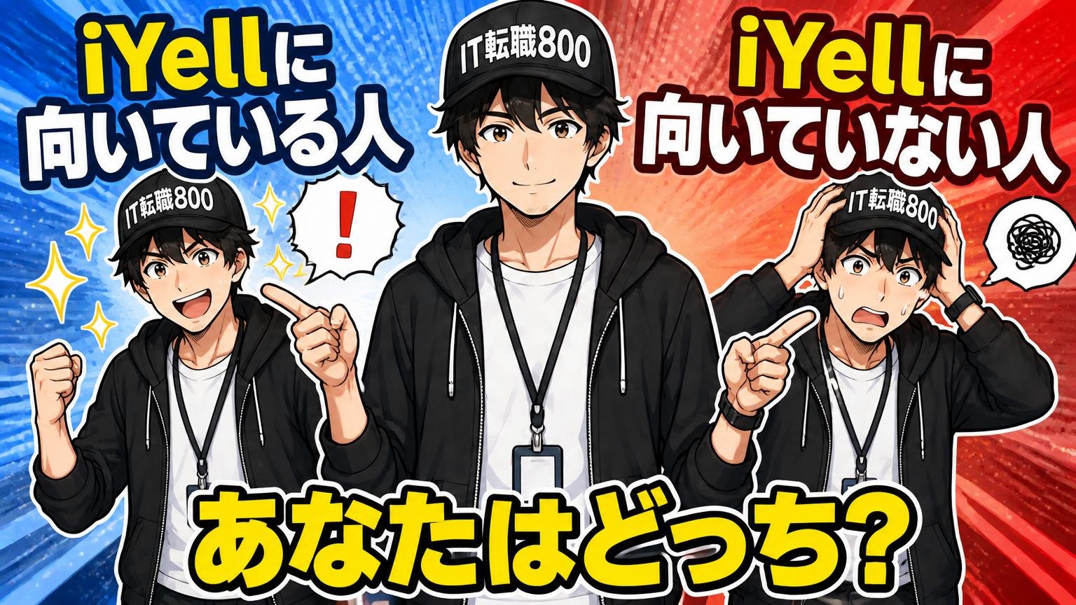 あなたはどっち？iYellに向いている人・向いていない人