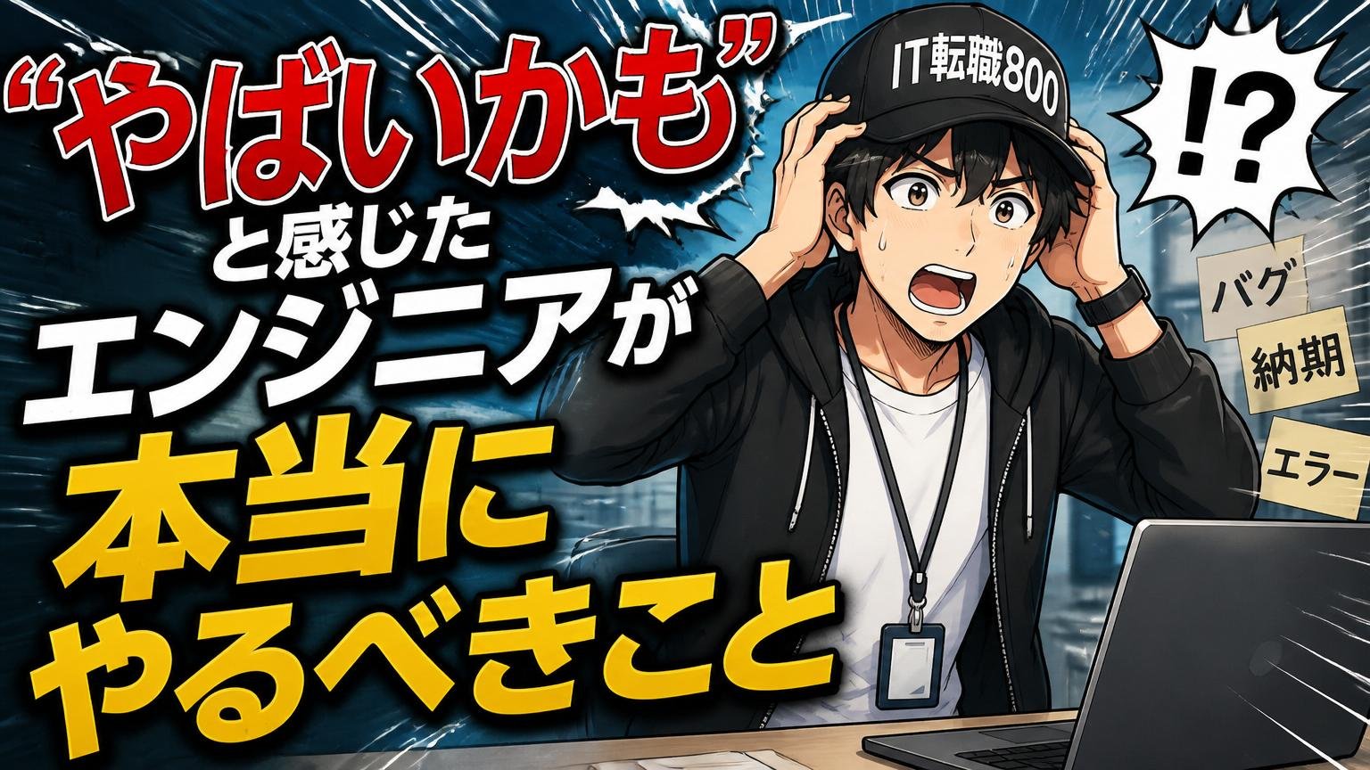 「やばいかも」と感じたエンジニアが本当にやるべきこと