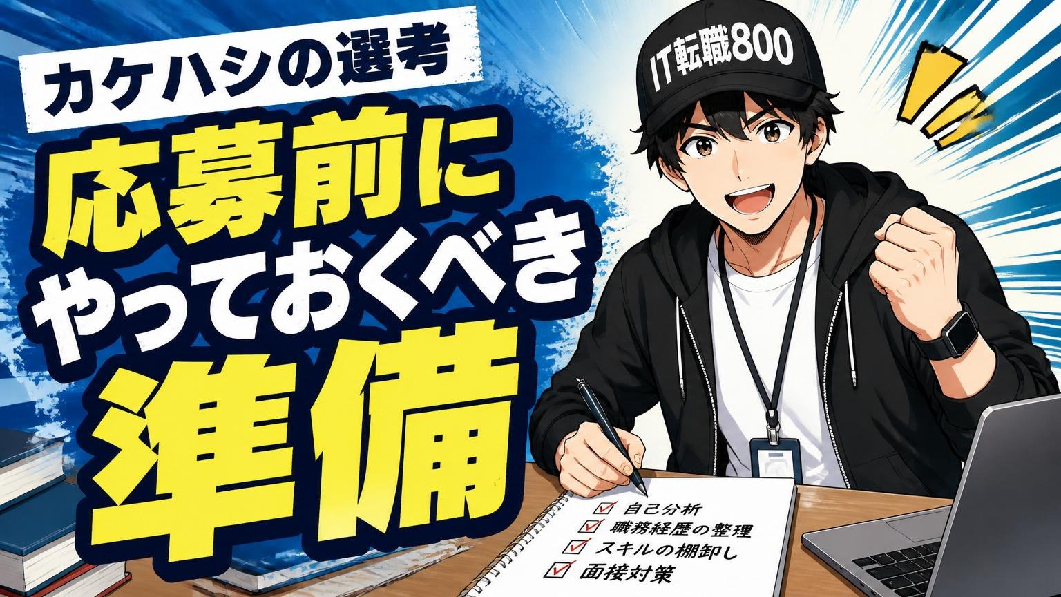 カケハシの選考・応募前にやっておくべき準備