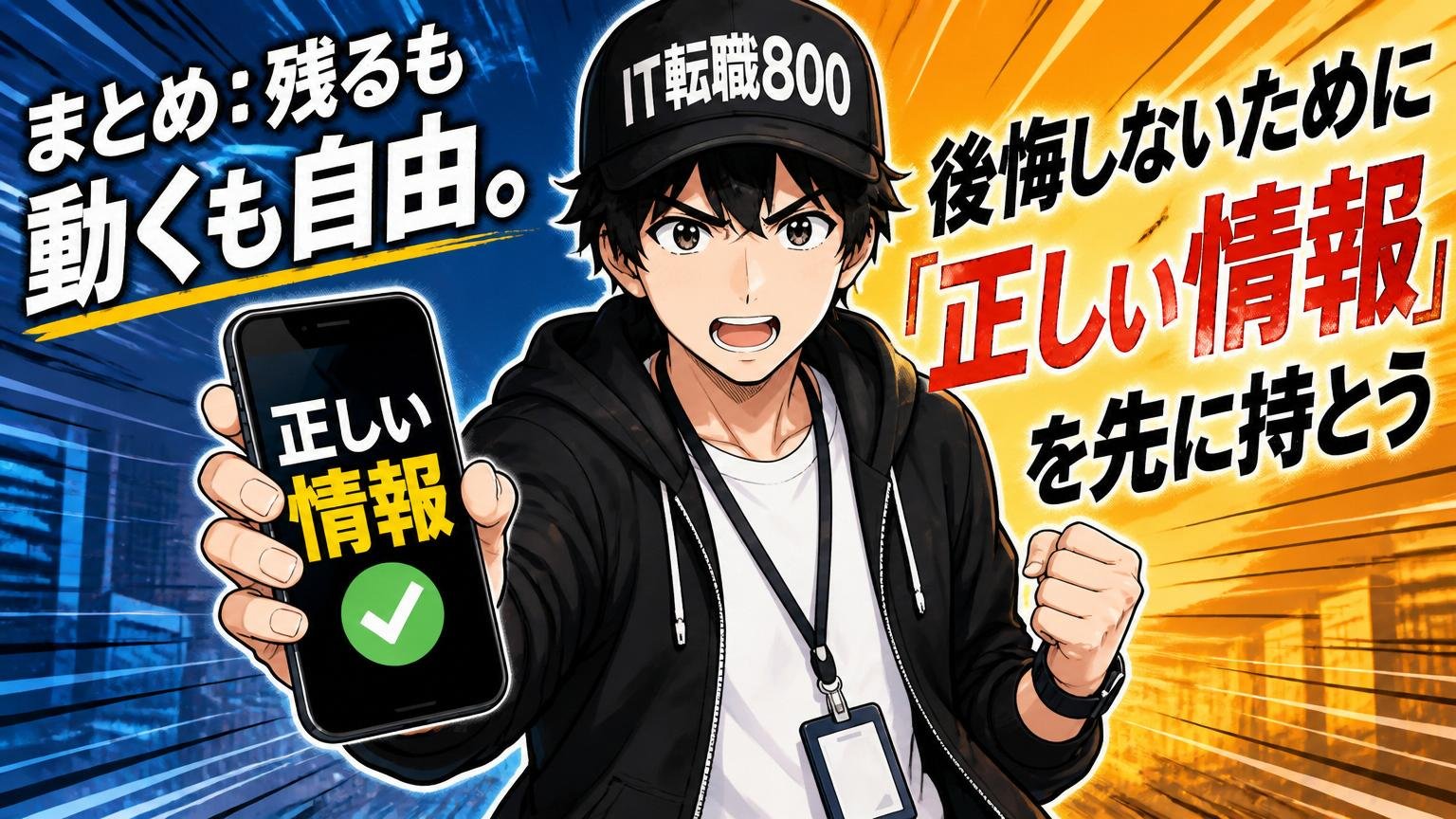 まとめ：残るも動くも自由。後悔しないために「正しい情報」を先に持とう