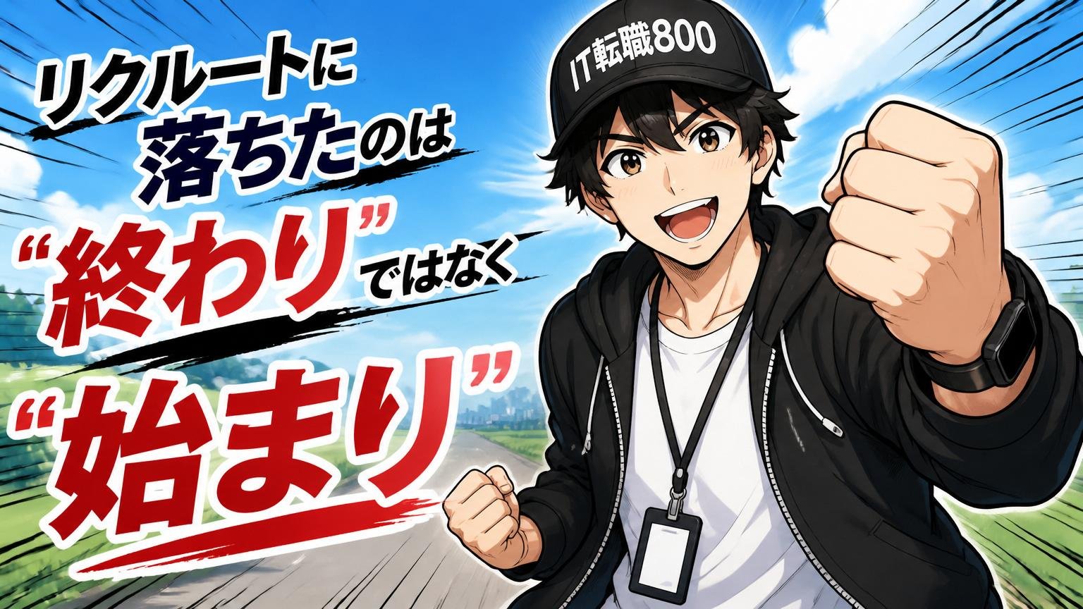 まとめ：リクルートに落ちたのは「終わり」ではなく「始まり」