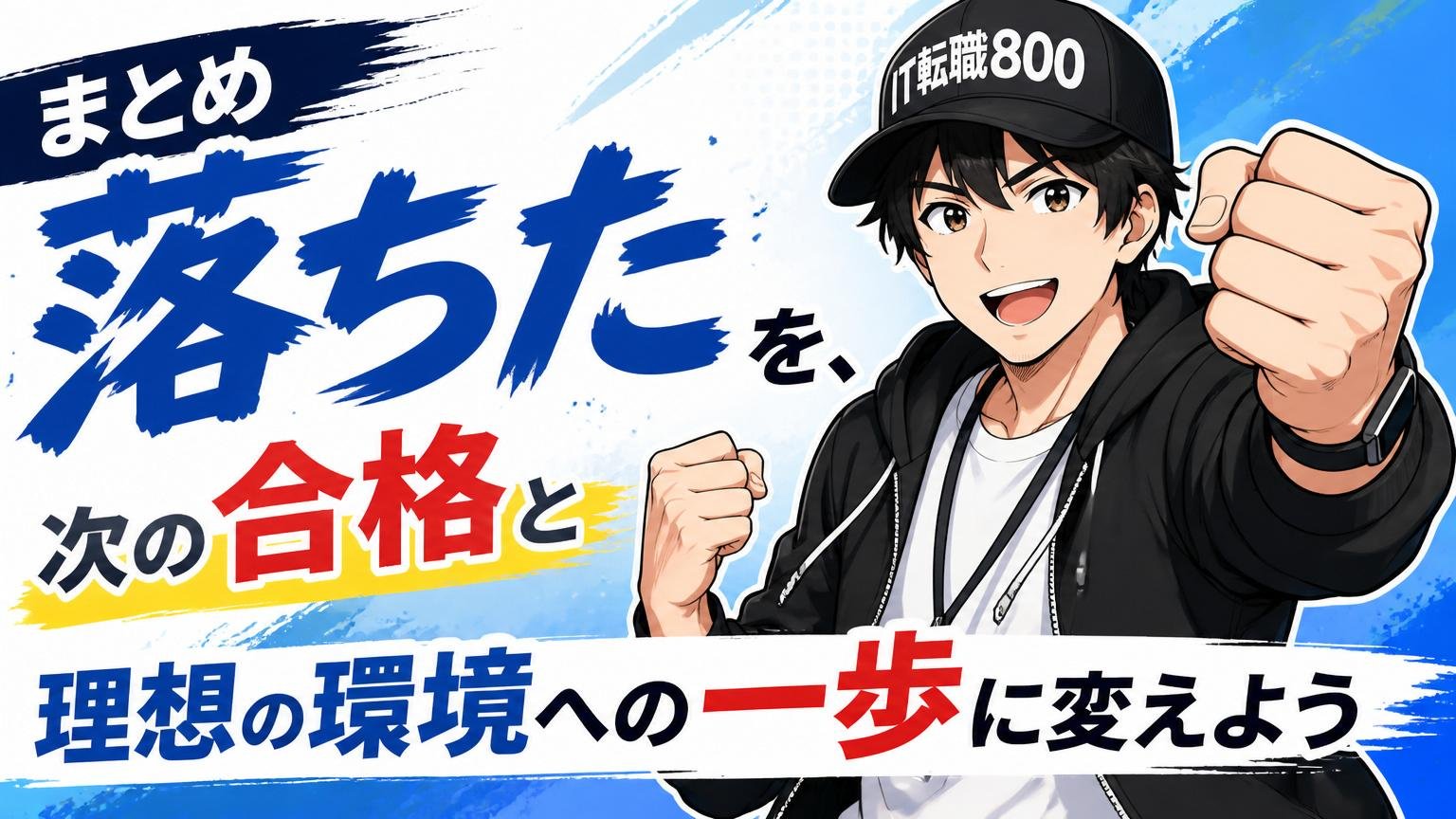 まとめ｜「落ちた」を、次の合格と理想の環境への一歩に変えよう