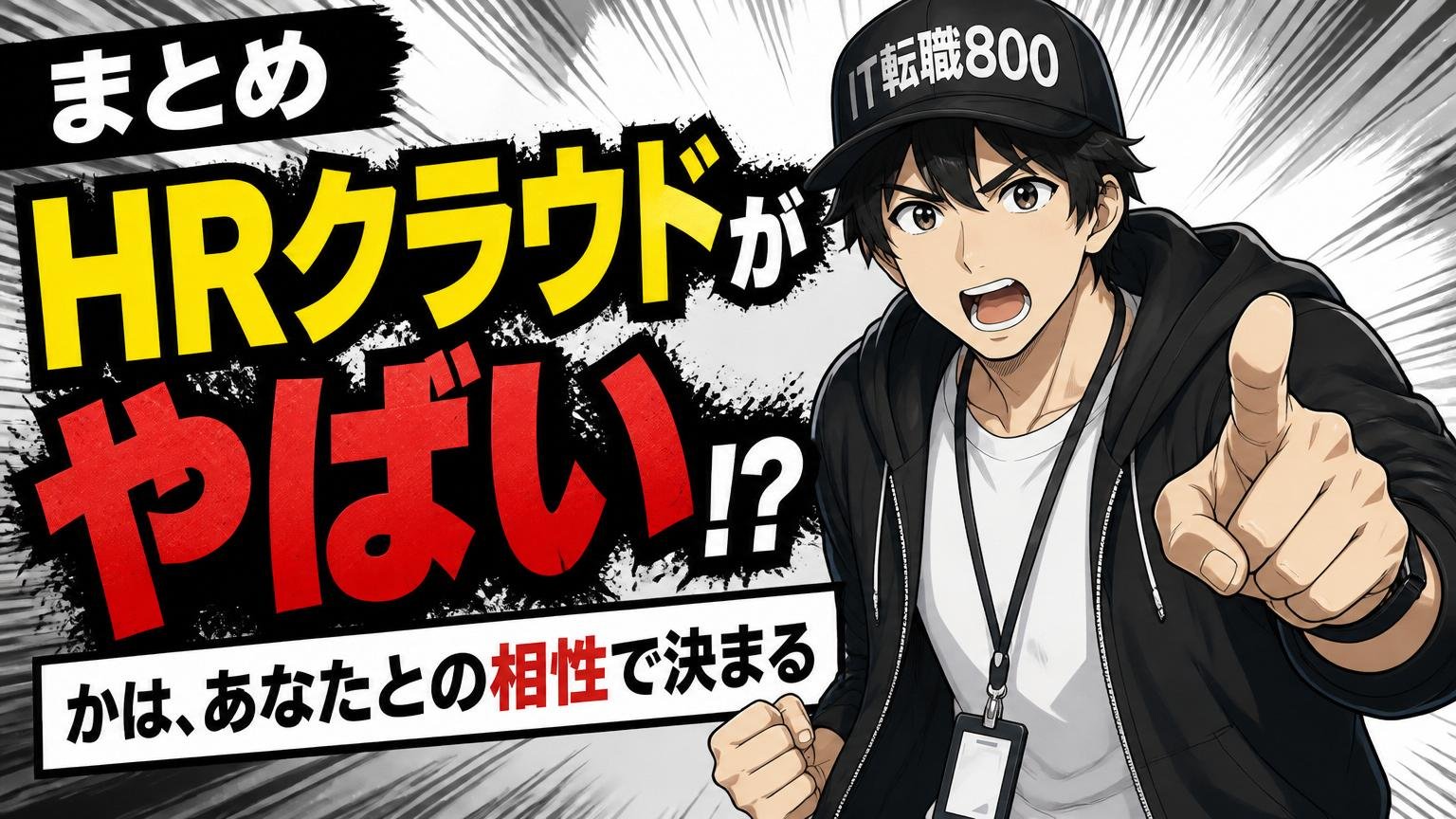 まとめ|HRクラウドが「やばい」かは、あなたとの相性で決まる