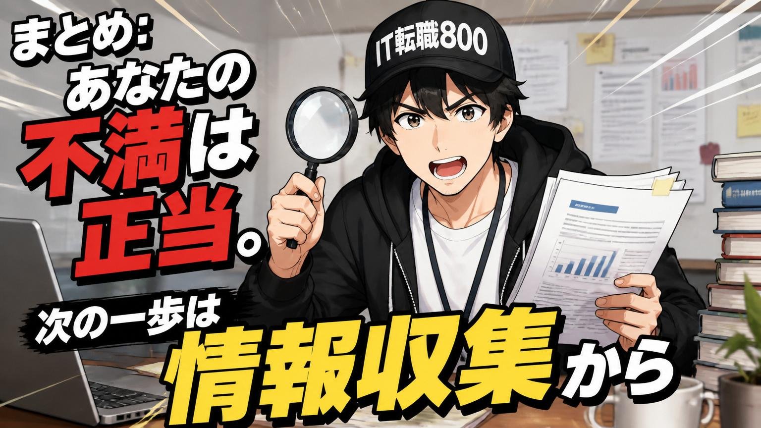 まとめ：あなたの不満は正当。次の一歩は「情報収集」から
