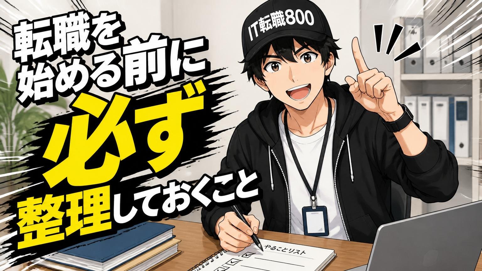 転職を始める前に必ず整理しておくこと