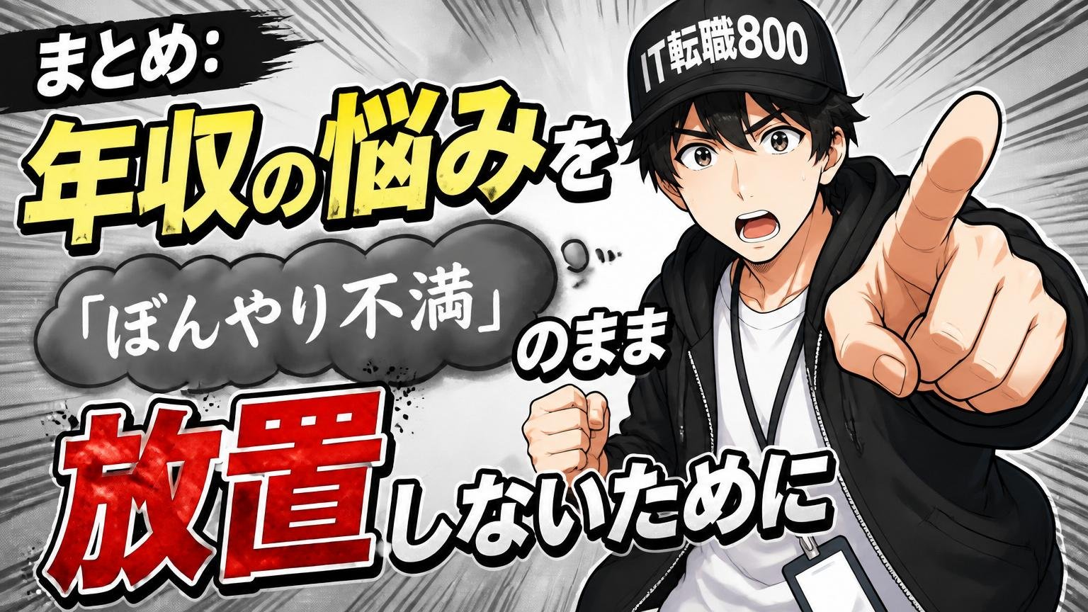 まとめ:年収の悩みを「ぼんやり不満」のまま放置しないために