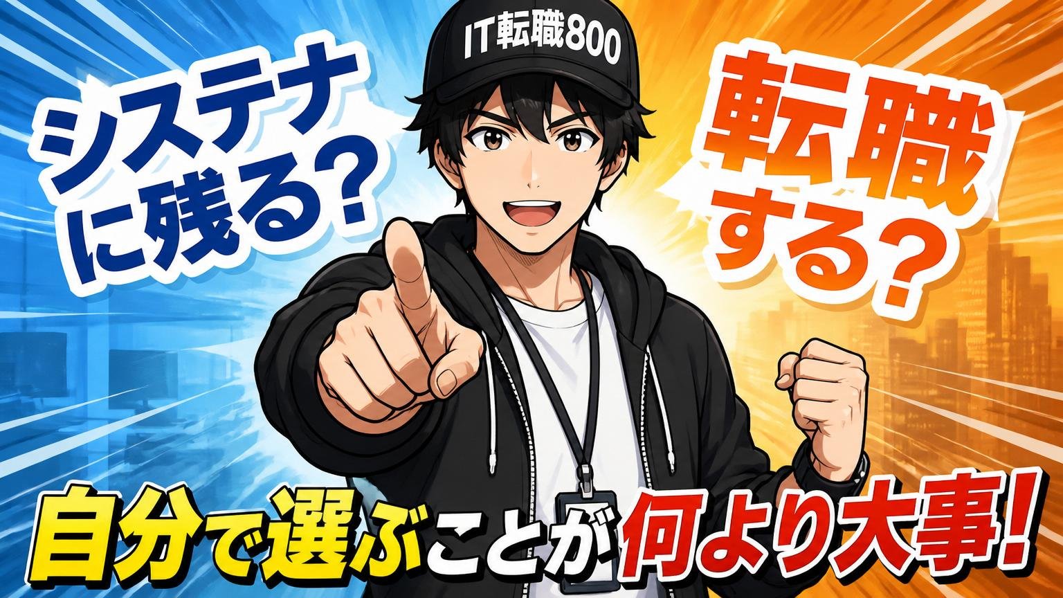 まとめ：システナに残るも転職するも、自分で選ぶことが何より大事