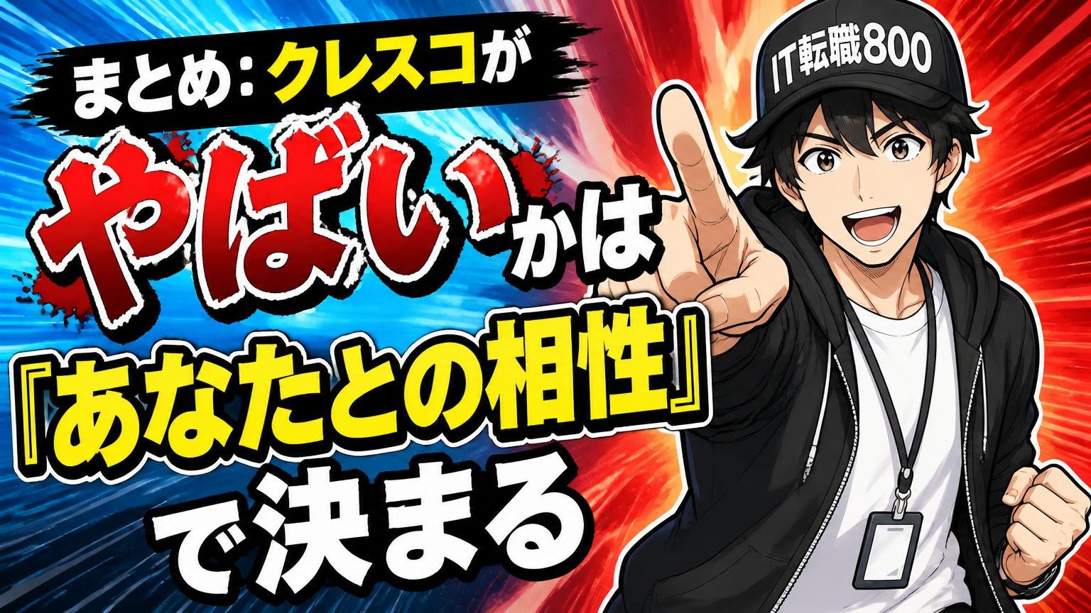 まとめ:クレスコがやばいかは「あなたとの相性」で決まる