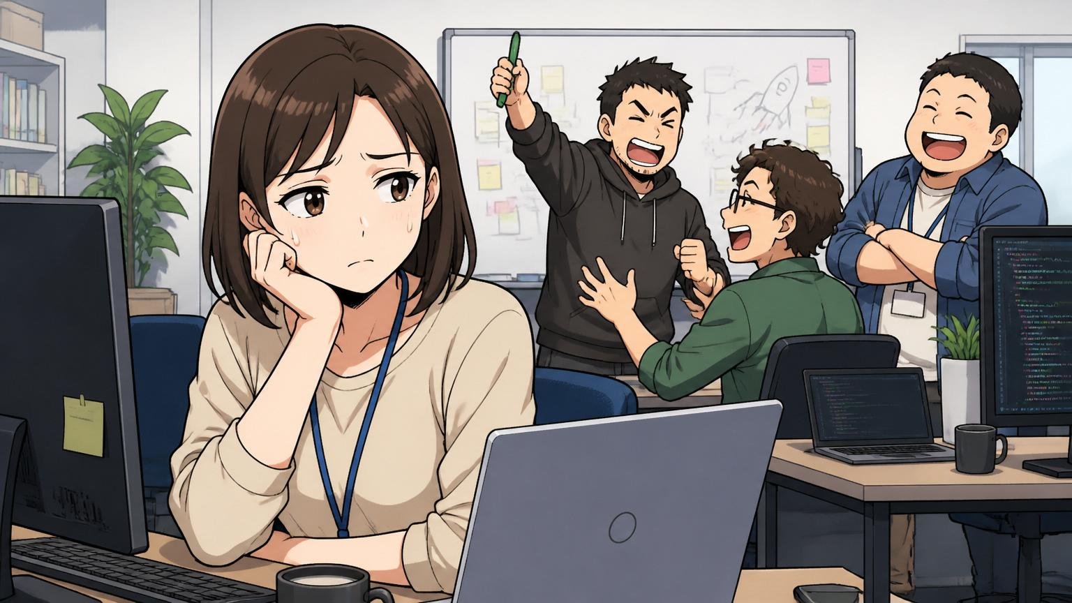 カルチャーフィット不足｜自社開発オフィスで価値観のズレに戸惑う30代女性エンジニア1人