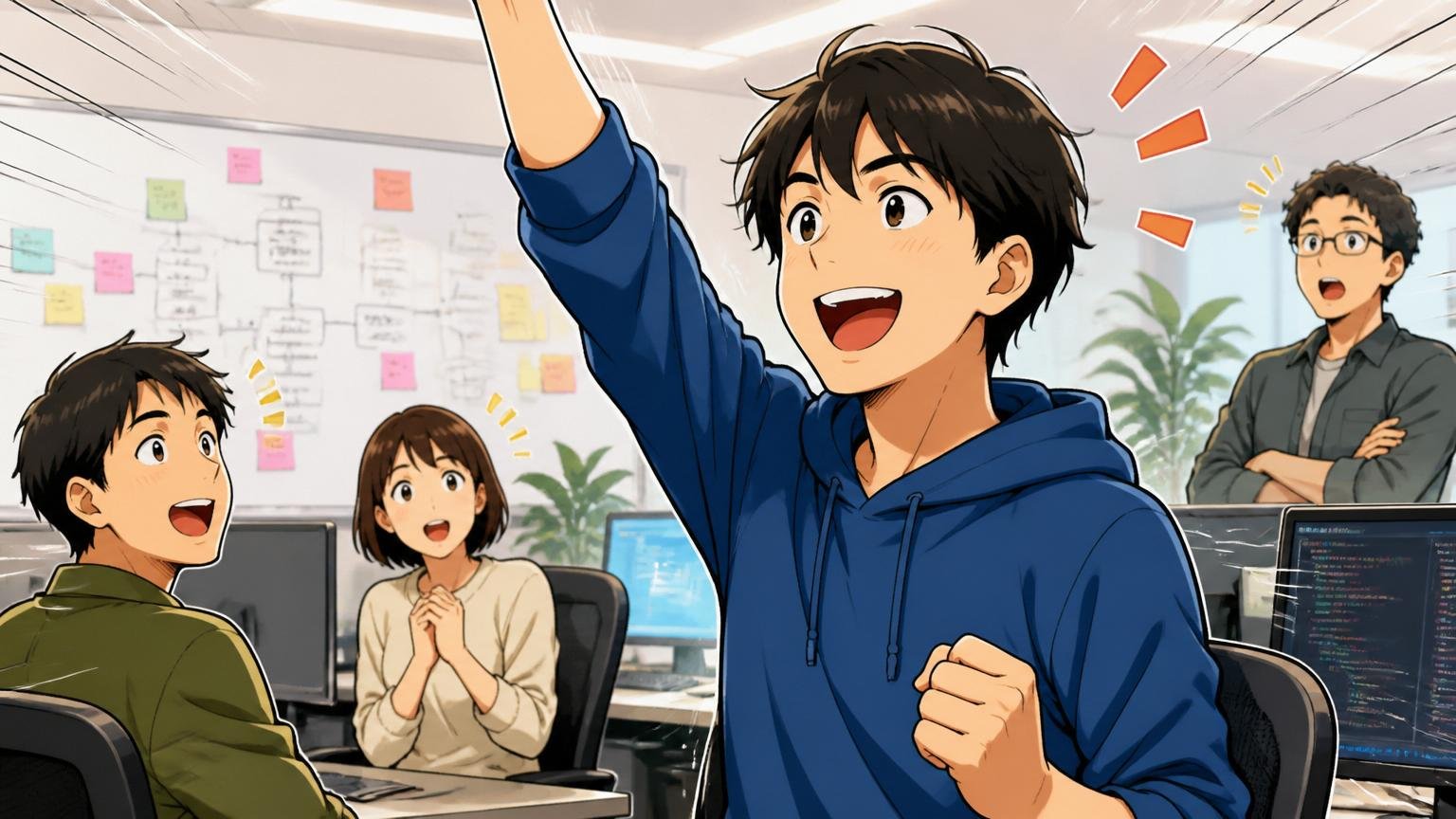 向いている人の特徴、Web系企業で自ら手を挙げて新しい挑戦に飛び込む意欲的な20代エンジニア