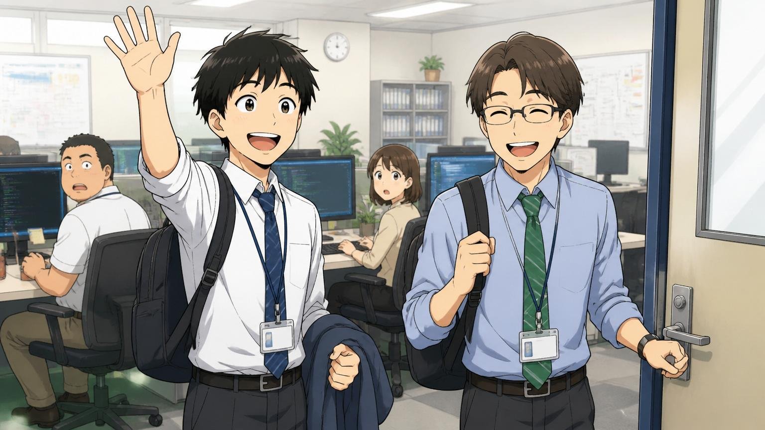 MS&ADシステムズはブラック企業ですか？SIerのオフィスで定時退社する若手SE2名