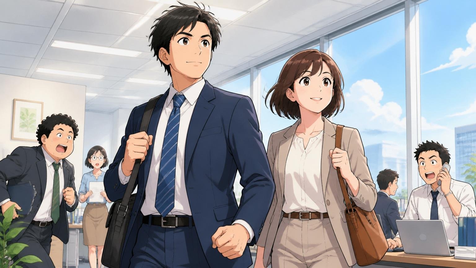 後悔しないための3ステップ。朝のオフィスで前を向いて歩き出す30代男女