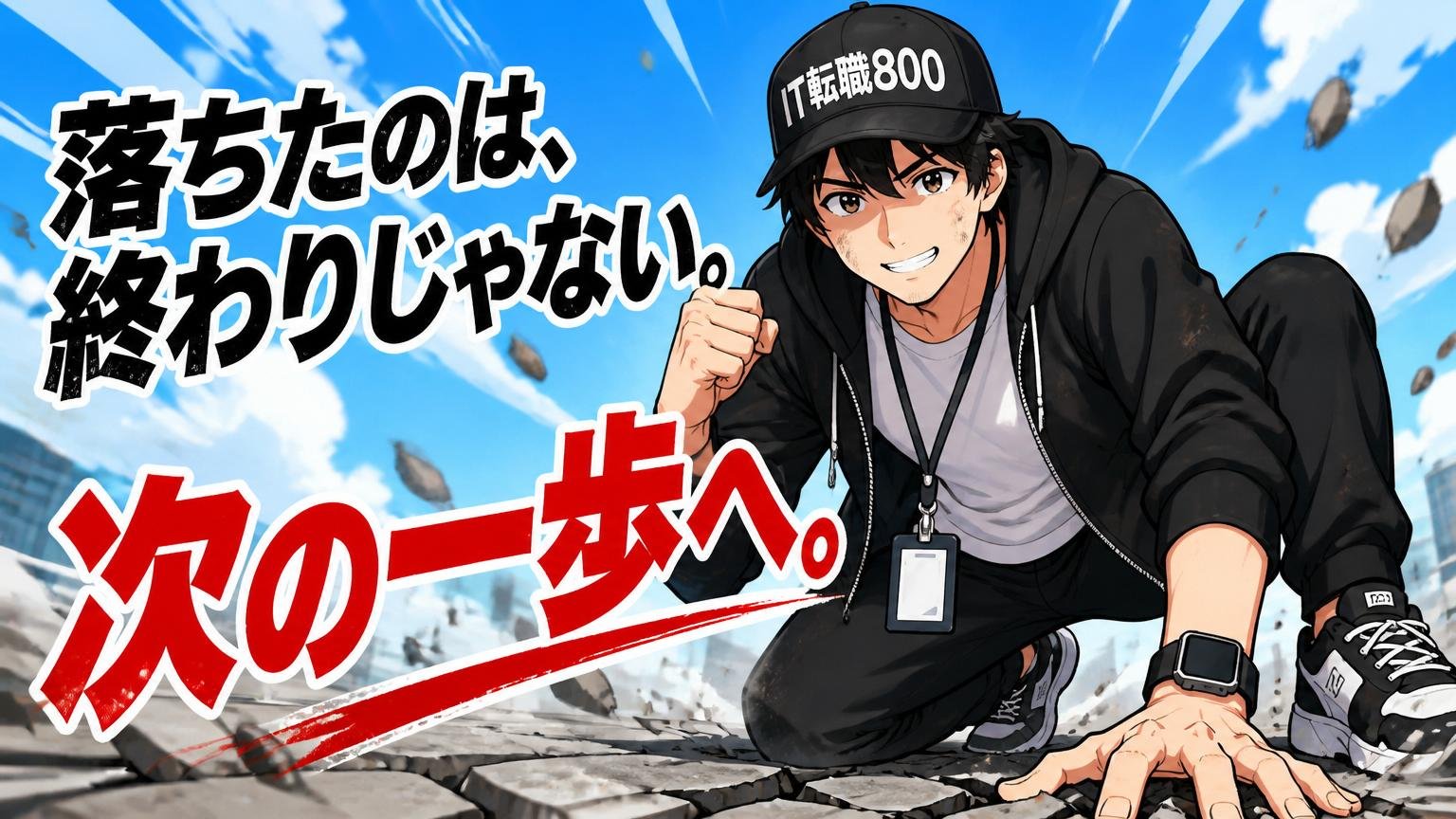 落ちたのは、終わりじゃない。次の一歩へ。